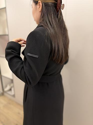 Пальто: Пальто, Халат, Осень-весна, Длинная модель, С поясом, L, XL, 2XL — 5