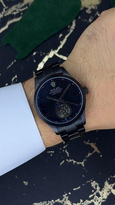 ağıllı saat ucuz: Yeni, Qol saatı, Rolex, rəng - Qara — 3