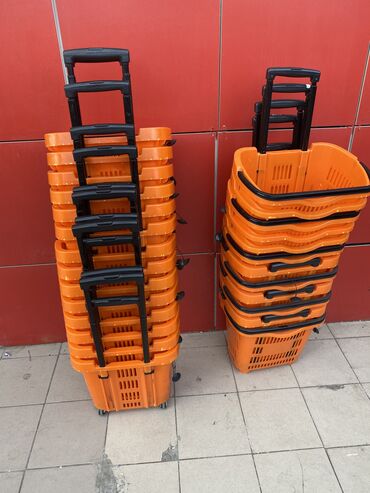 Тележки: Корзина- тележка пластиковая — 6