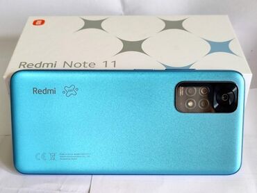 телефон редми 13 нот: Redmi, Redmi Note 11, Б/у, 128 ГБ, цвет - Синий, 2 SIM