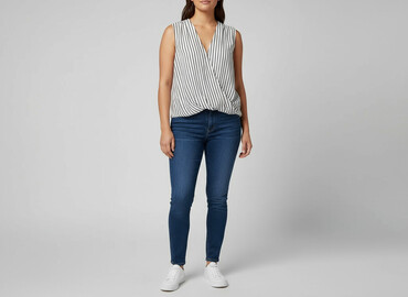 srebrna sukienka h m: H&M, Жіноча блуза, розмір 3XL