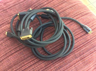 Elektronika: Tri kabla kvalitetni skupo placeni jedan HDM i dva DVA na HDMi