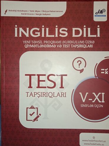 hedef azerbaycan dili qayda kitabi qiymeti: İngilis dili test toplusu hedef 5 manat