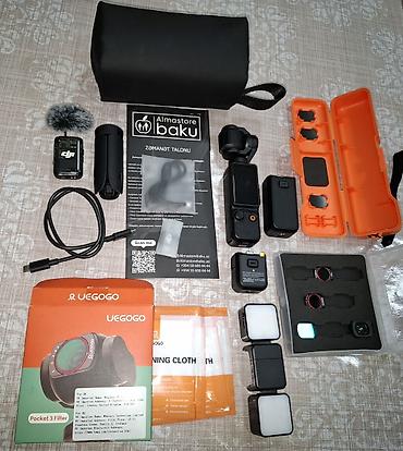 Фото и видеокамеры: DJI Osmo Pocket 3 Creator Combo. Mart ayında alınıb, rəsmi zəmanəti — 1
