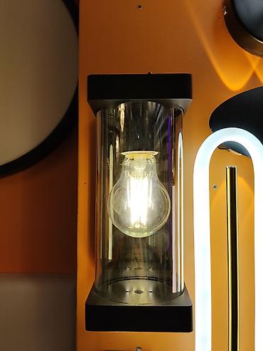smart light: Настенный уличный светильник в современном стиле. - Корпус — 1