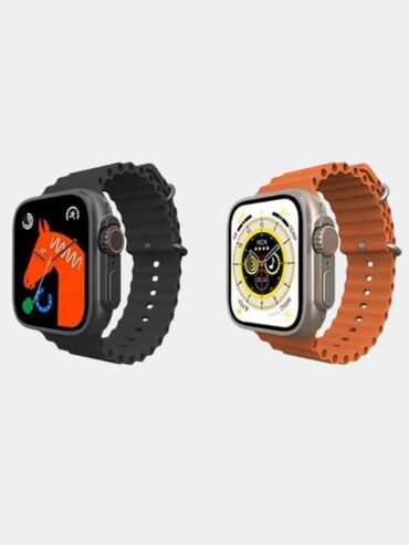 apple watch 5 цена бишкек: Наручные часы Smart Ultra Watch Series 8 TW18 с двойным ремешком, 49