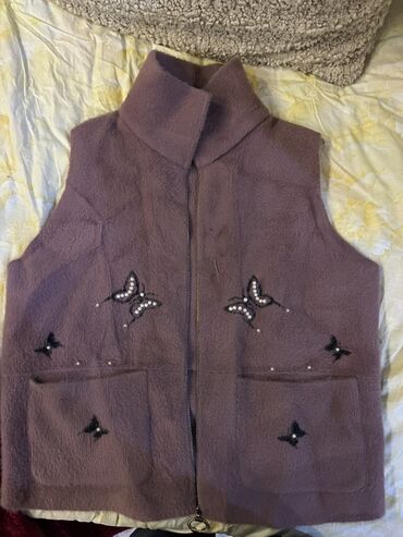 женские пиджаки кардиганы: Женский теплый жилет без рукавов - Материал: мягкий флис/плюш. -