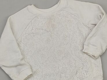 biała bluzka z fredzlami: Bluzka, 3-4 lat, 98-104 cm, stan - Dobry