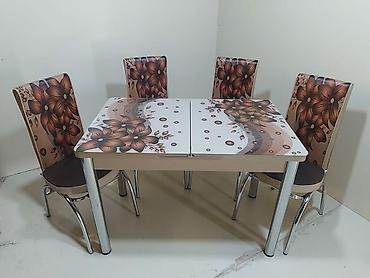 Masa və oturacaq dəstləri: *Hazır elde olan* ✔️Türk istehsalı🇹🇷 ✔️Kuxna üçün stol stul dəsti ✔️ — 12