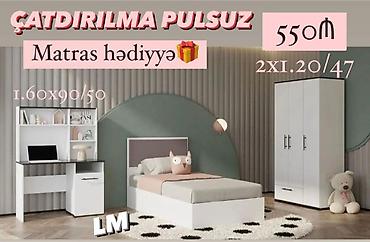 meqa mebel: *Gənc oda🤴 ÇARPAYI+DOLAB+Yazı masası*_ 💥 Yeni və sifarişlə Qiymət  — 1