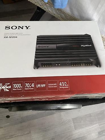 ses kalonka: Məhsul: Sony Xplod stereo gücləndirici – model XM-N1004 — 2