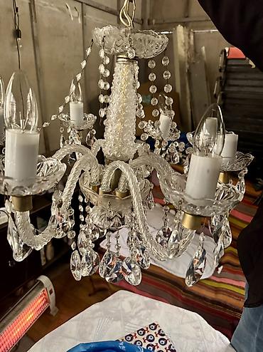omid cilciraq: Çılçıraq, 10 və daha çox lampa, Xrustal — 6