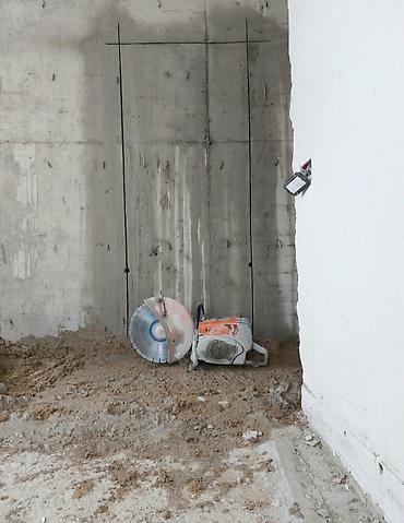Beton işləri: Beton kəsmə və açılışların hazırlanması xidməti - Armaturlu beton — 7