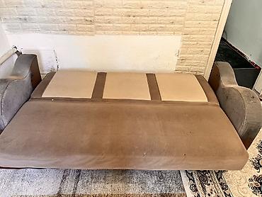 sofa: Прямой диван, Б/у — 4