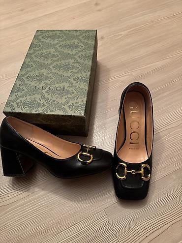 guccı: Gucci ayaqqabı,kutusu ile birge,yenidir39 razmer — 1
