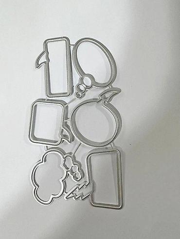 Другой декор и предметы интерьера: Штамп, металлический режущий пресс форма, трафарет, нож, тиснение — 3