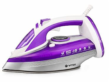 par utusu: VITEK 3000W Buxarlı Ütü – Auto Off, Steam Shot, Anti-Calc, Keramika — 1