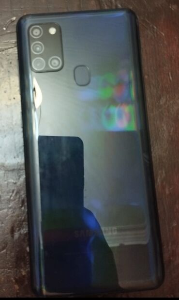 samsun a02: Samsung Galaxy A21S, 32 ГБ, цвет - Черный, Сенсорный, Отпечаток пальца, Две SIM карты