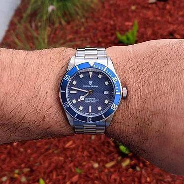 Ručni satovi: PAGANI DESIGN PD-1671 - 42mm - Plava - Tudor BB58 Homage Potpuno nov — 3
