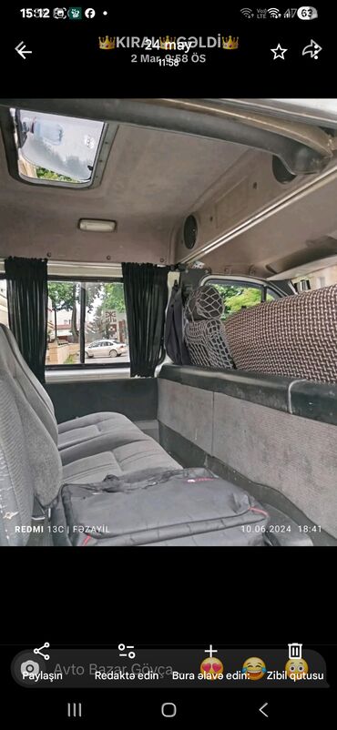 QAZ: GAZelle (GAZ) mikroavtobus – ağ rəng, yüksək damlı, iki tərəfdən — 10