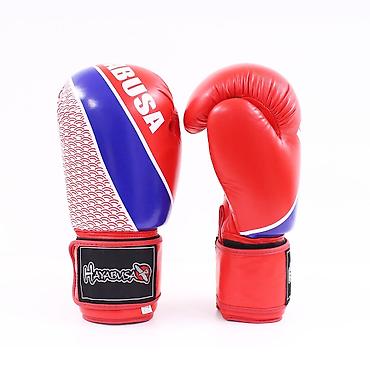 Əlcəklər: Boks əlcəyi "Hayabusa". Made in Pakistan. Materialı pyu-dur. Metrolara — 2