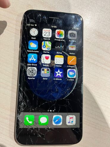 iphone xs ağ: IPhone 6, 32 GB, Gümüşü, Barmaq izi