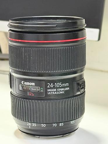 Фото и видеокамеры: Canon EF 24-105mm f/4 L IS USM obyektiv - Fokus məsafəsi: 24–105 mm — 2