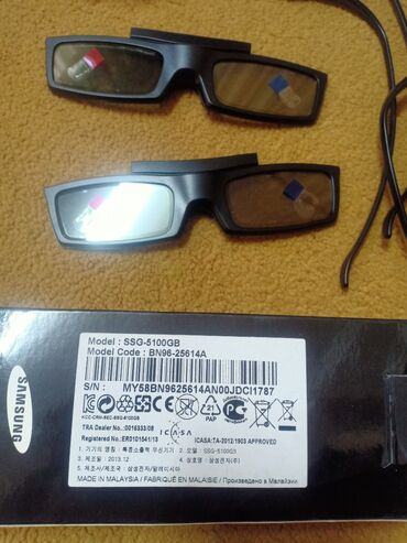 ми тв бокс: Продаю oчки 3 D Samsung новые оригинал в упаковке 2 штуки