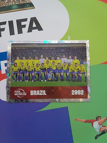 Məhsul: Panini FIFA Museum stiker – Brazil, 2002 - Rəsm: 2002-ci il