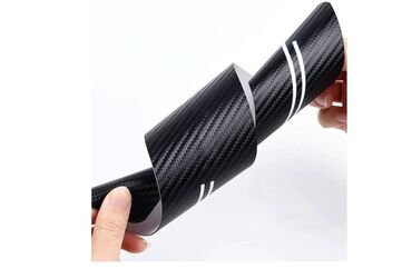 Tuning oprema: Stikeri za prag automobila - karbon BMW M. Set od 4 nalepnice za prag — 5