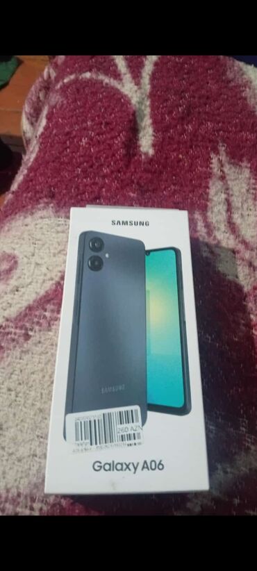 Samsung: Samsung Galaxy A06, 4 GB, rəng - Göy, Barmaq izi