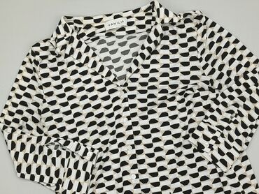 czarne bluzki z długim rękawem: Blouse, S (EU 36), condition - Good