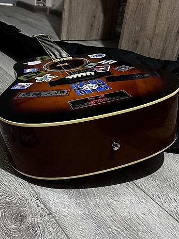gitara simləri: Teçili Akuistik gitar dəsti - Korpus: dreadnought - Rəng: sunburst — 8