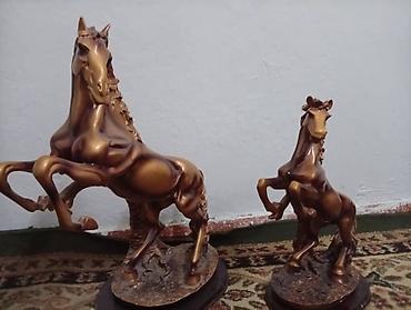 Статуэтки: Декоративные статуэтки «Лошадь» - Набор из трех фигур: две — 3