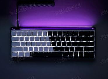кастомная: Новые PBT кейкапы Side-Print (надписи сбоку) — Черно-белый стиль — 1
