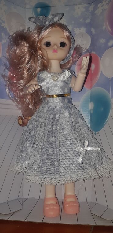 qız oyuncaq: Prenses bebek😍👸 30sm Qiz uwaqlarina mexsus bu bebek uwaqlarinizin en