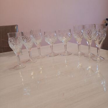 Qədəhlər: Qədəhlər, Xrustal, 8 ədədli dəst, Rusiya — 13