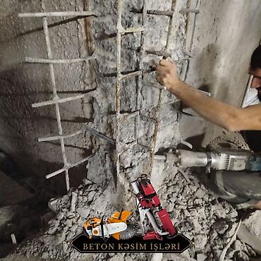 Beton işləri: Beton kəsmə beton deşmə xidməti Karot - HILTI DD 200 / 350 ilə 25 ° — 10