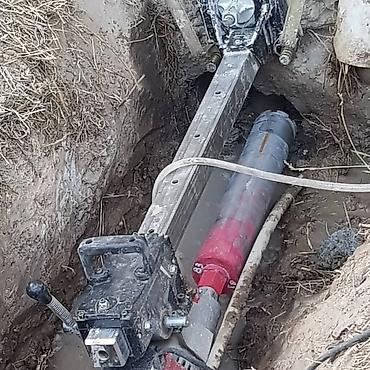alma: Сверление отверстий для водопровода, канализации и газовых труб. У — 3