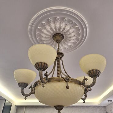 Şamlar: Çılçıraq, 5 lampa, Metal