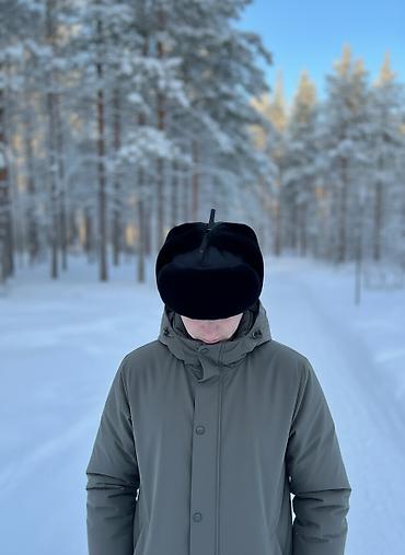 Головные уборы: Норковая шапка ушанка можно носить в 3 положении новое поступление — 10