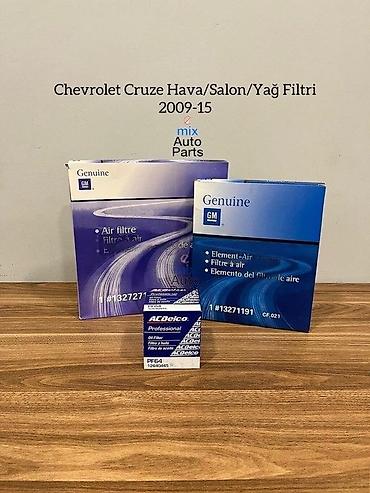 hava motoru: "Chevrolet Cruze" hava/salon/yağ filteri Bütün kateqoriyalar • — 1