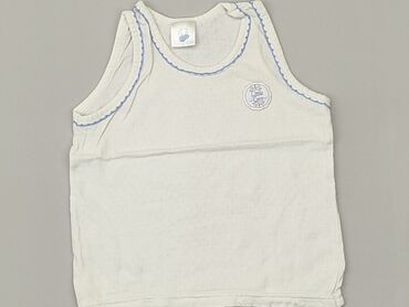 biała koszula lniana: T-shirt, 6-9 months, condition - Fair