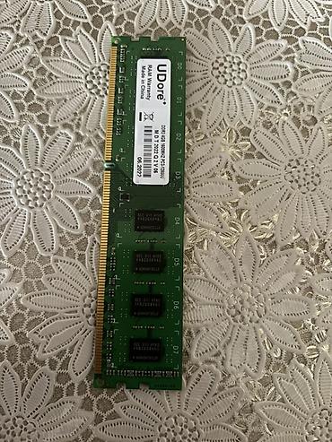 pc baku: 2ədəd Yeni istifadə edilməmiş UDOre DDR3 4GB PC3-10600U 1600MHz RAM — 1