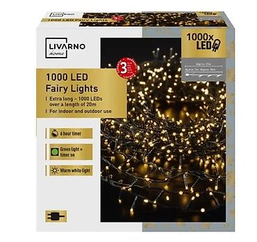 stilsko: LIVARNO HOME 1000 LED Fairy Lights – topla bela rasveta - 1000 LED — 2