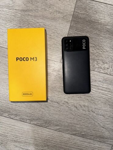 телефон поко бу: Poco M3, Б/у, 64 ГБ, цвет - Черный