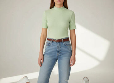 T-shirty: Amisu, T-shirt damski, rozmiar S
