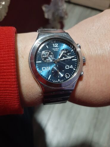 Ručni satovi: Swotch ispravan sat sat je original sviss made ima jednu linijicu sa — 1