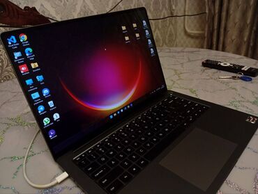 батарею ноутбука: Ультрабук, Xiaomi, 16 ГБ ОЭТ, AMD Ryzen 5, 15.6 ", Колдонулган, эс тутум SSD