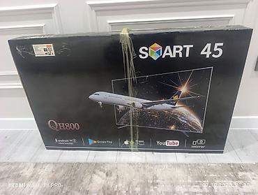 Телевизоры: Смарт-телевизор QH800, диагональ 45" - Платформа: Android 13 (указан — 2